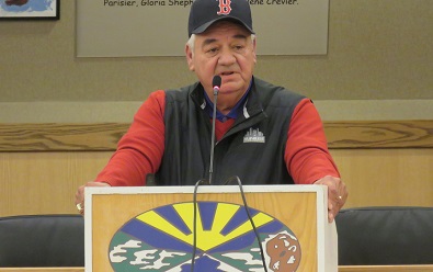 Senator Ted Quewezance at the Treaty 4 GatheringSenator Ted Quewezance at the Treaty 4 Gathering