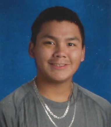 Wesley Custer, 15. Photo courtesy RCMP