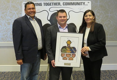 Points Athabasca FHQ Contracting received SIEF's Entrepreneurial Spirit Award. Photo by Mervin Brass