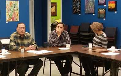 Harvey Knight speaks at the Common Ground community meeting. Photo by Chelsea Laskowski