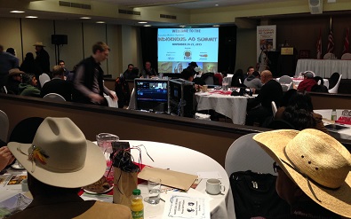 Attendees take in the Indigenous Ag Summit. Photo by Manfred Joehnck
