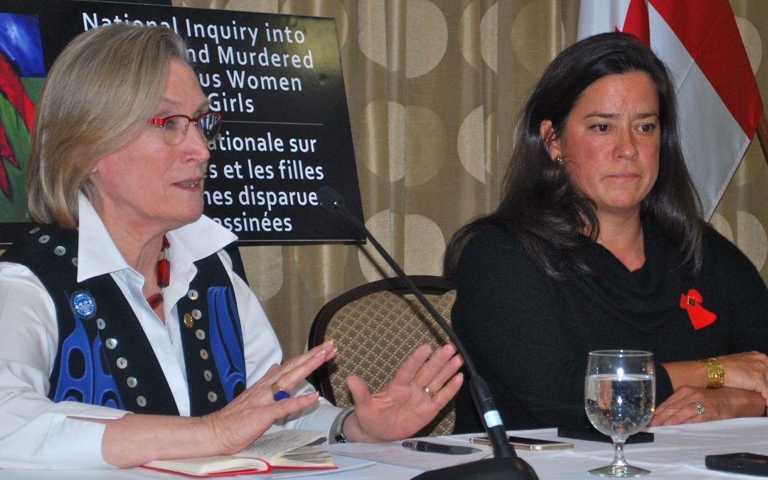 Pre-MMIW inquiry consultations revealing mistrust of police, justice system and media