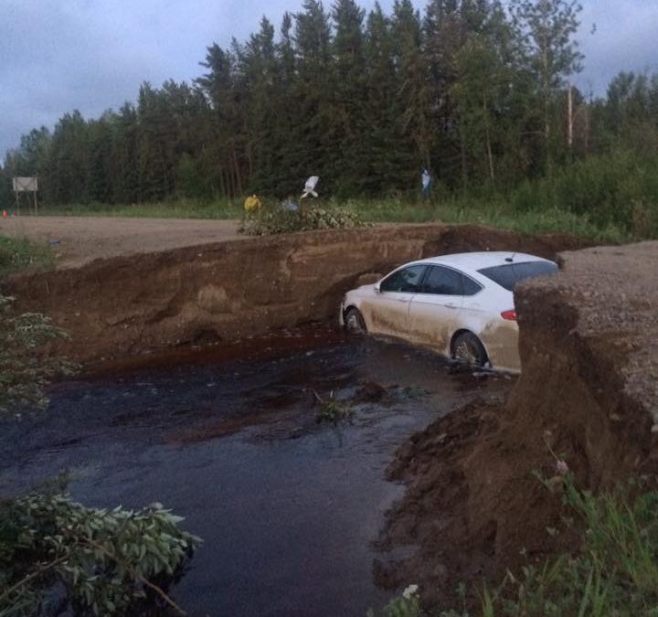 Rain washes out northern Saskatchewan Highway