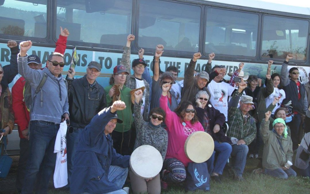 Caravan travelling across Canada in support of Treaty 8 First Nations stops in Saskatoon