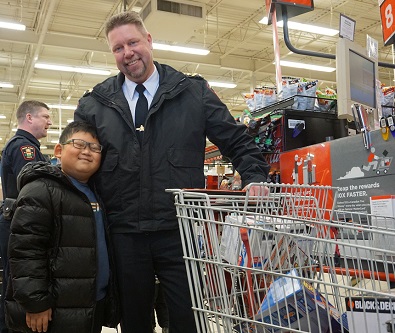 Prince Albert police share holiday shopping spree with young kids