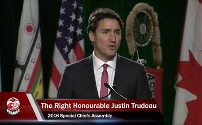 Prime Minister addresses pipeline decisions during AFN address