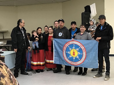 Stanley Mission walkers return home