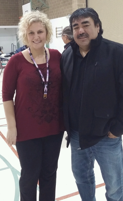Quebec group visits Ahtahkakoop’s schools to discuss upcoming pilot project and share message of love