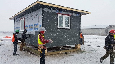 Chief Gabriel Cote Education Complex students get opportunity to build tiny home