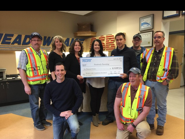 Tolko gives back to Meadow Lake non-profit group