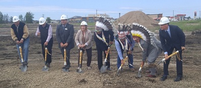 Casino groundbreaking day in Lloydminster