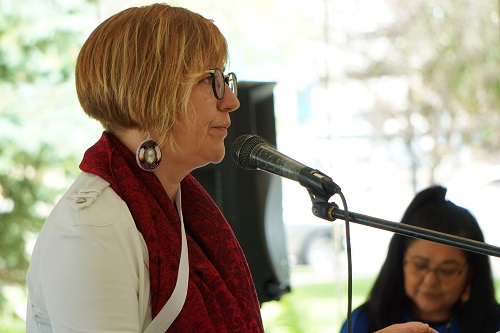 MMIW inquiry commissioner attends tearful memorial walk in Prince Albert