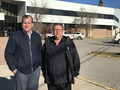 Saskatchewan NDP leadership hopeful Trent Wotherspoon makes two campaign promises in La Ronge