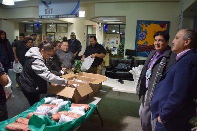 SIIT students receive traditional food for holiday season