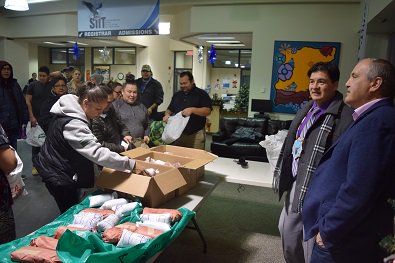 SIIT students receive traditional food for holiday season