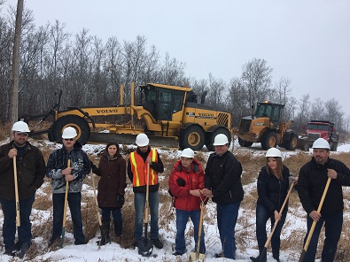 Sod turned on Beardy’s and Okemasis Cree Nation drainage project
