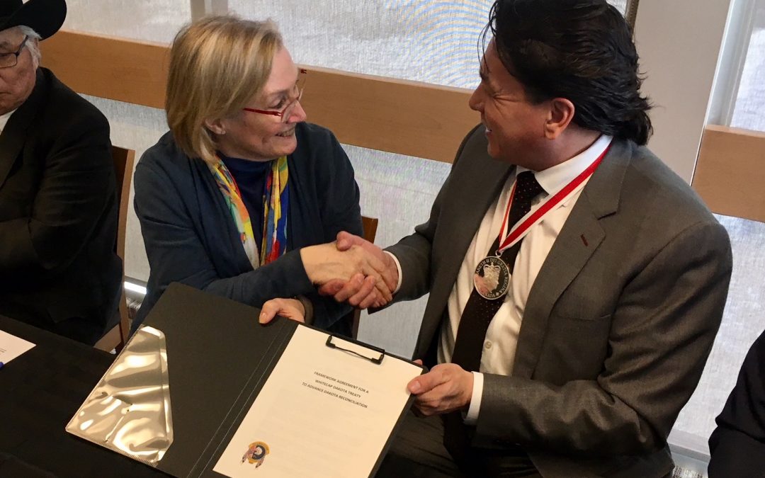 Whitecap, Ottawa sign deal to start treaty negotiations