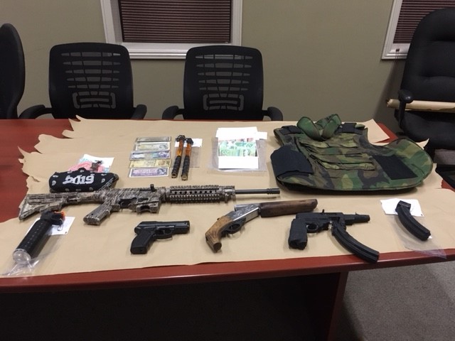 Nine people arrested after drug and firearm seizure by Prince Albert police