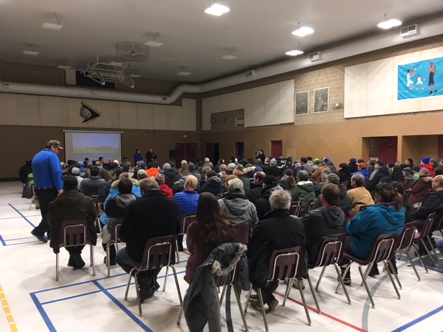 Big turnout for public meeting on proposed open pit mine south of La Ronge