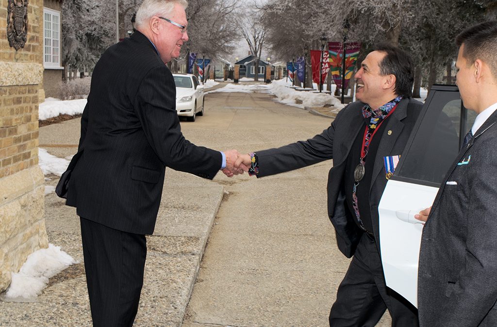Saskatchewan’s new lieutenant governor welcomes national chief as first official guest