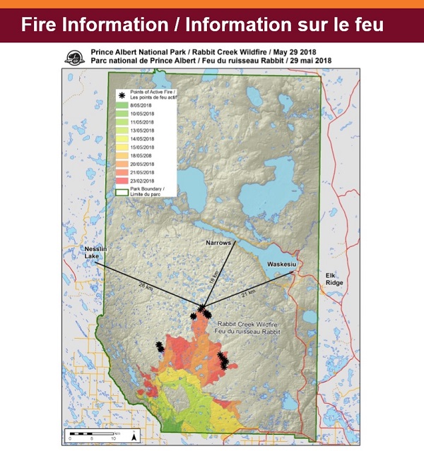 Fire ban in Prince Albert National Park to be removed Friday
