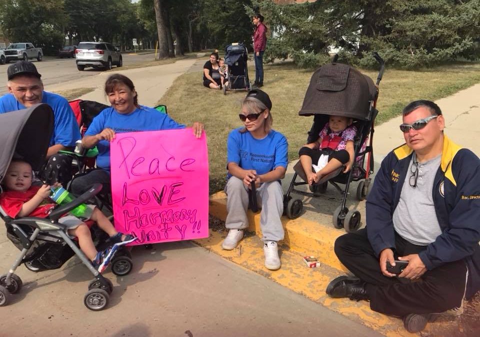 Key First Nation demonstrates against Kamsack loitering bylaw