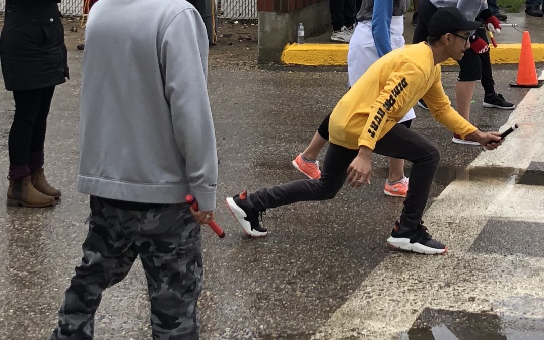 Sask. Polytech Indigenous relay goes ahead in Prince Albert despite rain