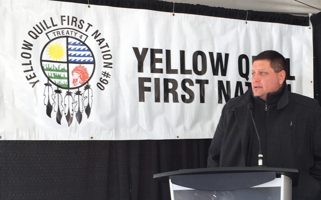 Yellow Quill First Nation, Saskatoon announce the creation of city’s newest urban reserve