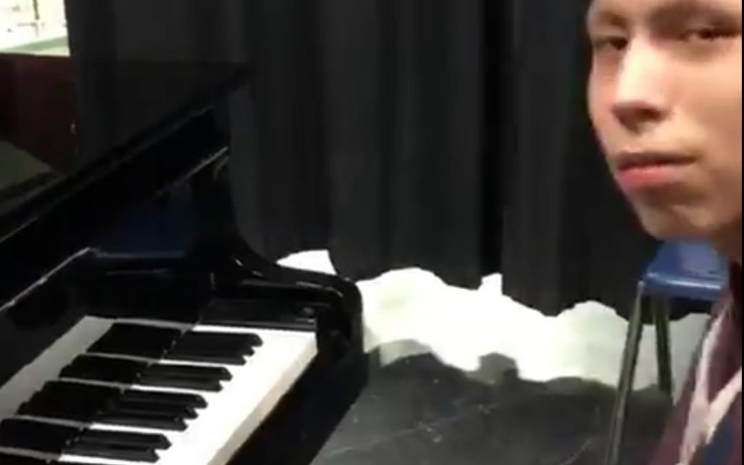 Meadow Lake high school student shares passion for piano on social media