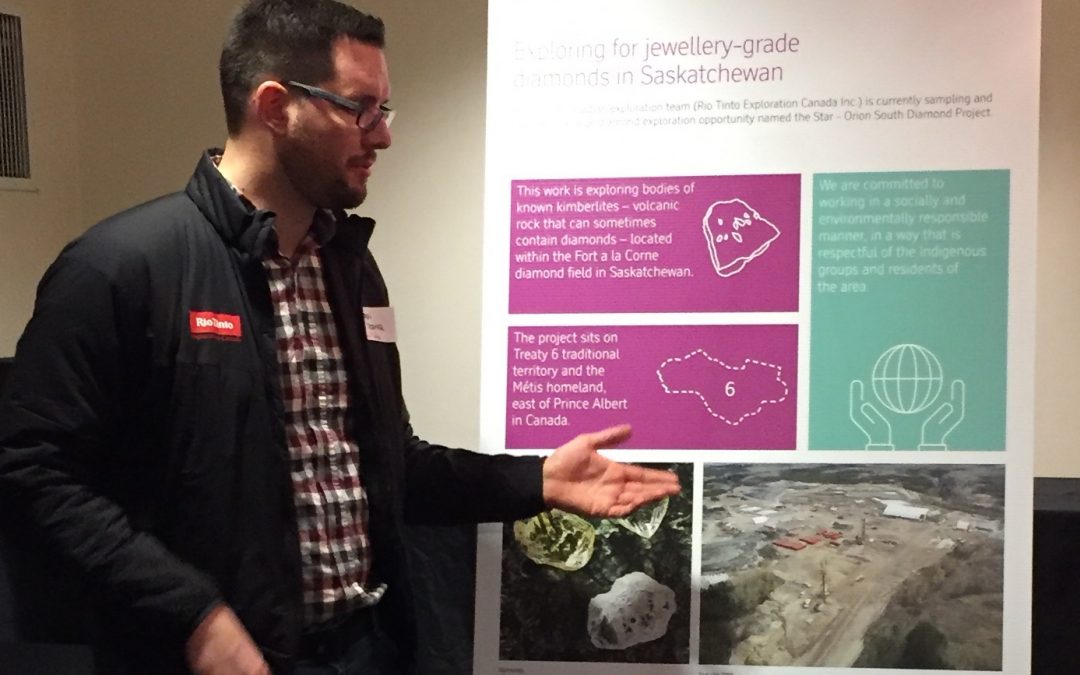 Companies involved in Fort a la Corne proposed diamond mine host public meeting in Prince Albert