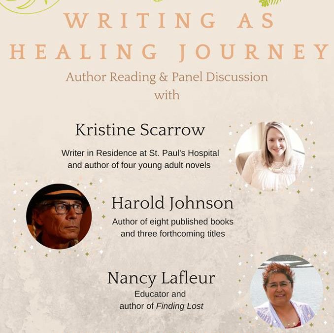 “Writing is a safe place,” says Weyakwin author and panellist at Writing as a Healing Journey event