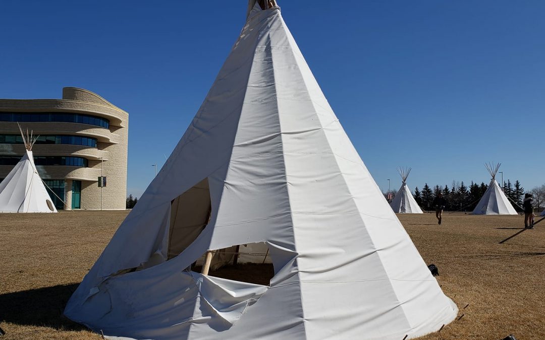 Teepees vandalized at First Nations University