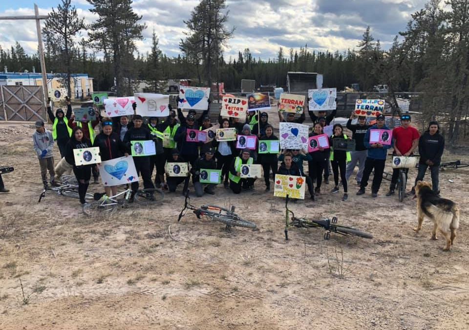 Athabasca region youth cycle towards suicide prevention and awareness