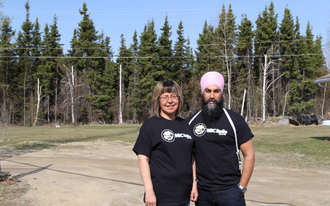 NDP leader Jagmeet Singh on pre-election northern Sask. tour