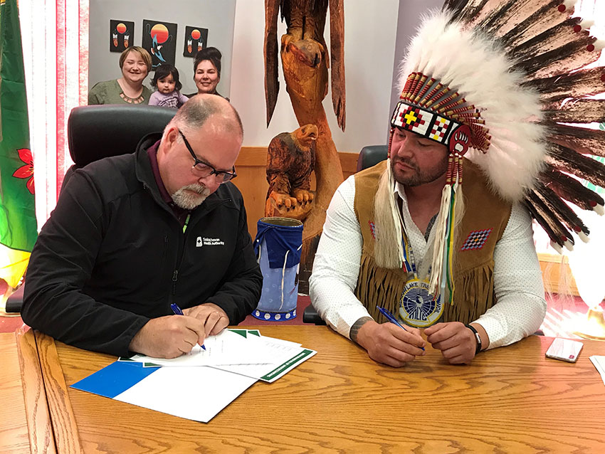 Meadow Lake Tribal Council signs health MOU