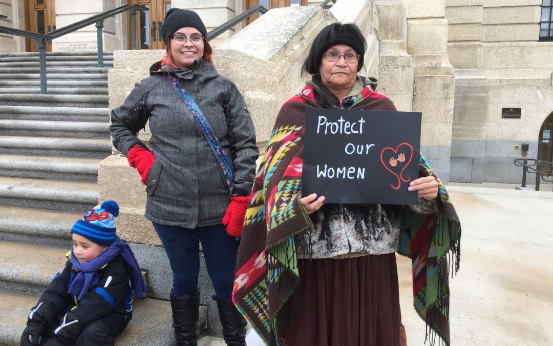 Indigenous women march in solidarity over forced or coerced sterilization lawsuit