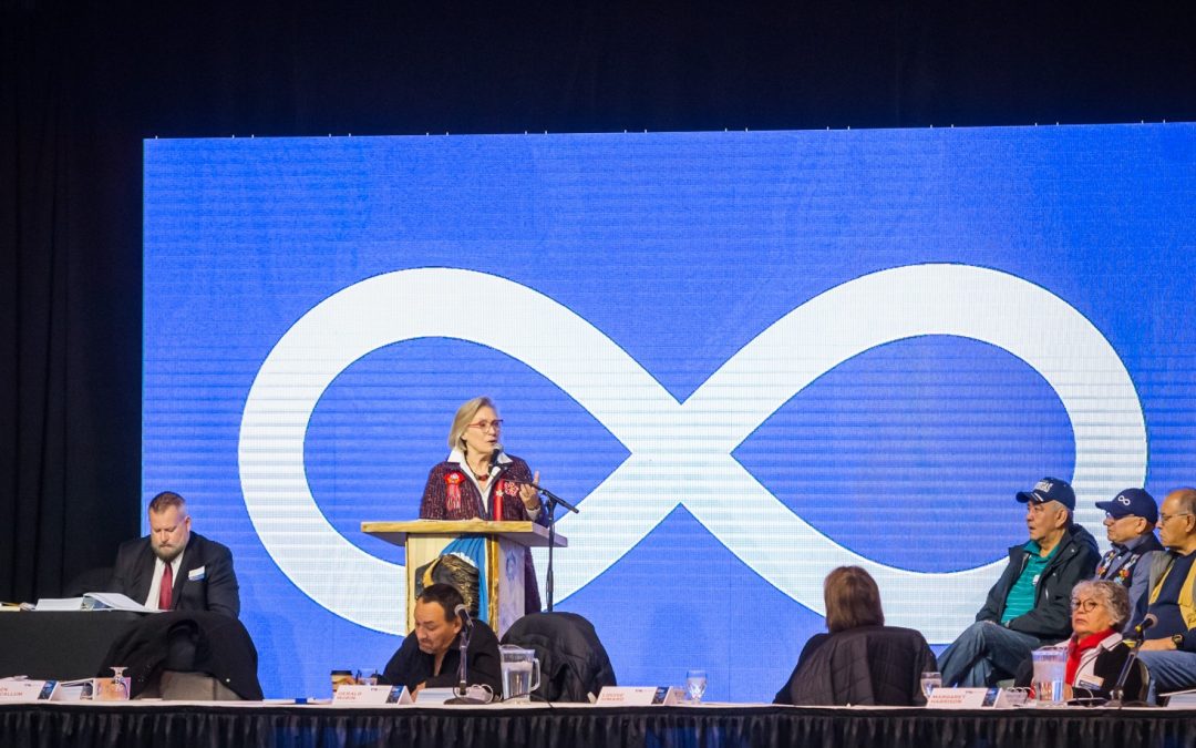 Carolyn Bennett addresses MN-S legislative assembly