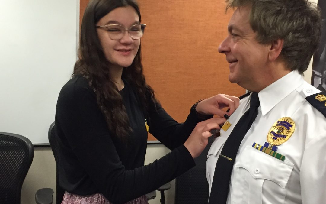 Moose Jaw Police raise awareness to gender-based violence by wearing moose hide patch