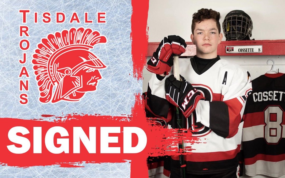 Cossette signs with Tisdale Trojans