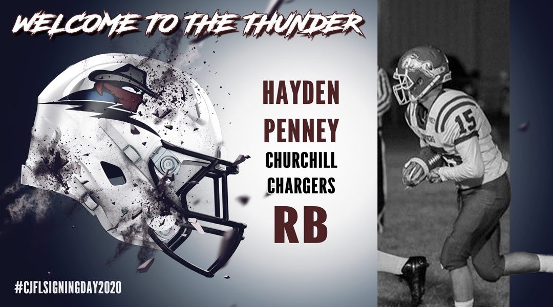 Penney signs with Regina Thunder