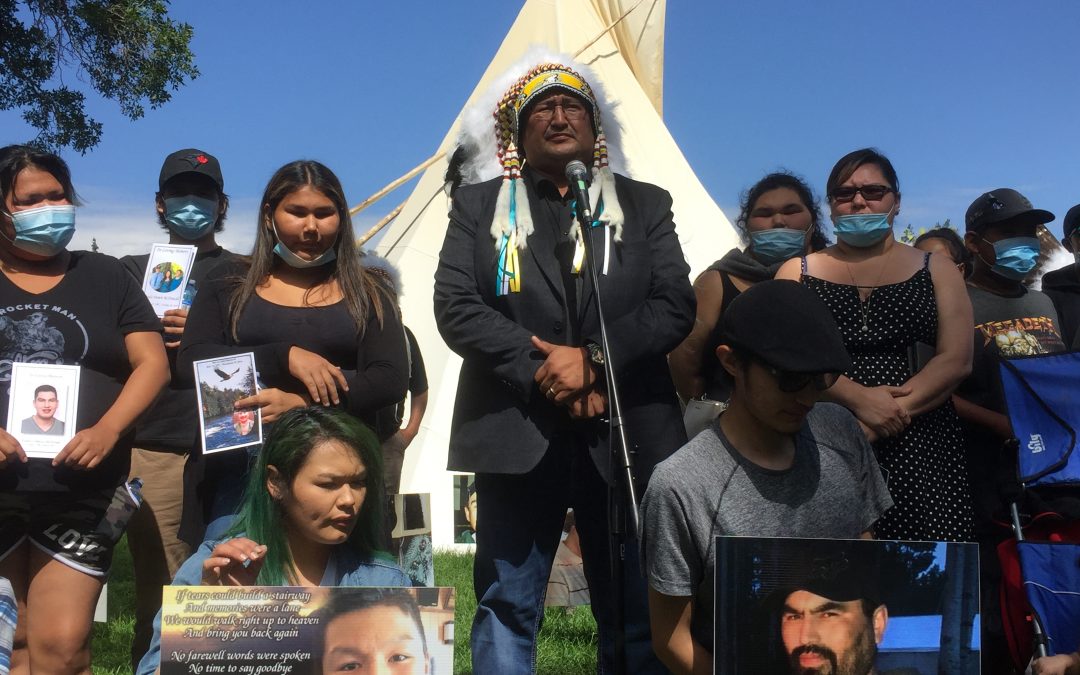 Fond du Lac community members talk about ravages of suicide during Regina stopover