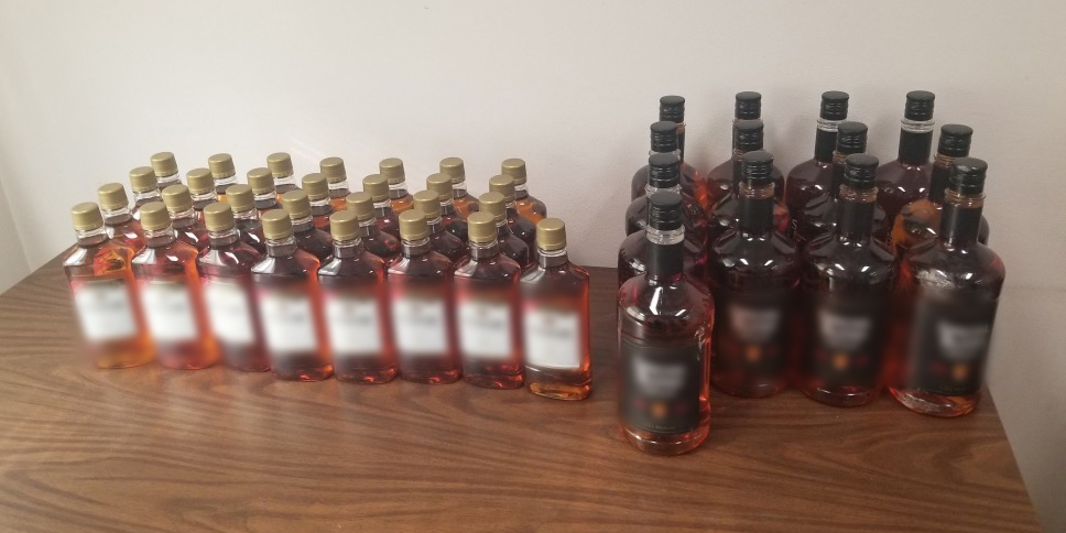 RCMP seize booze during patrol of Highway 102