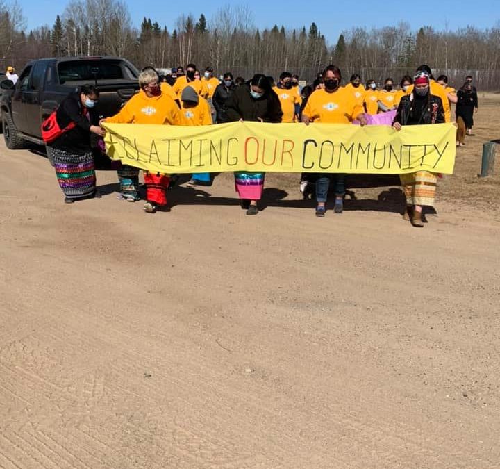 Canoe Lake youth walk promotes healthy, drug-free lifestyles