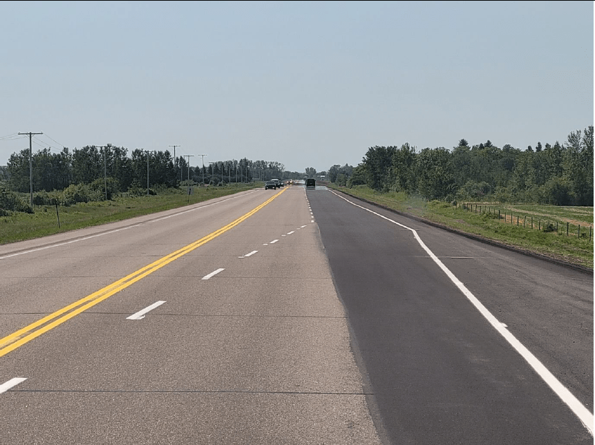 Province says new Highway 2 north passing lanes will reduce collisions