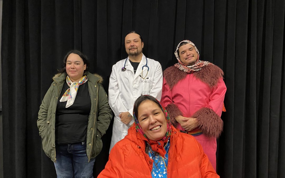 Gordon Tootoosis Nīkānīwin Theatre performs for La Ronge audience