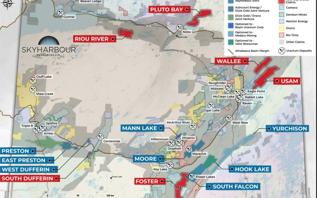 Mining company acquires six uranium properties in province’s far north