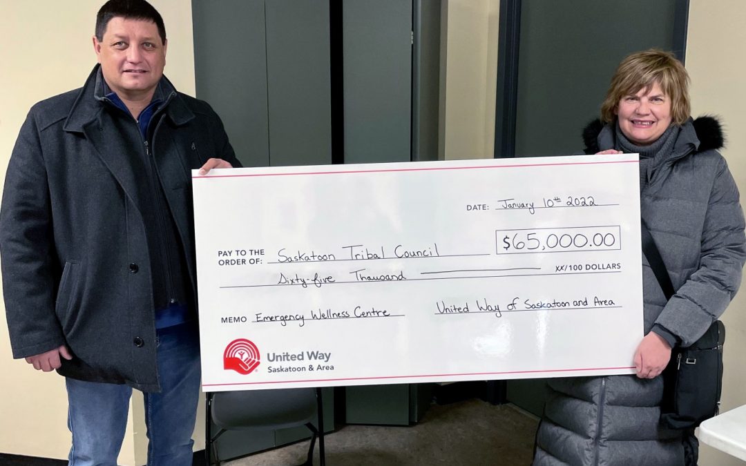 STC wellness centre receives donation from United Way