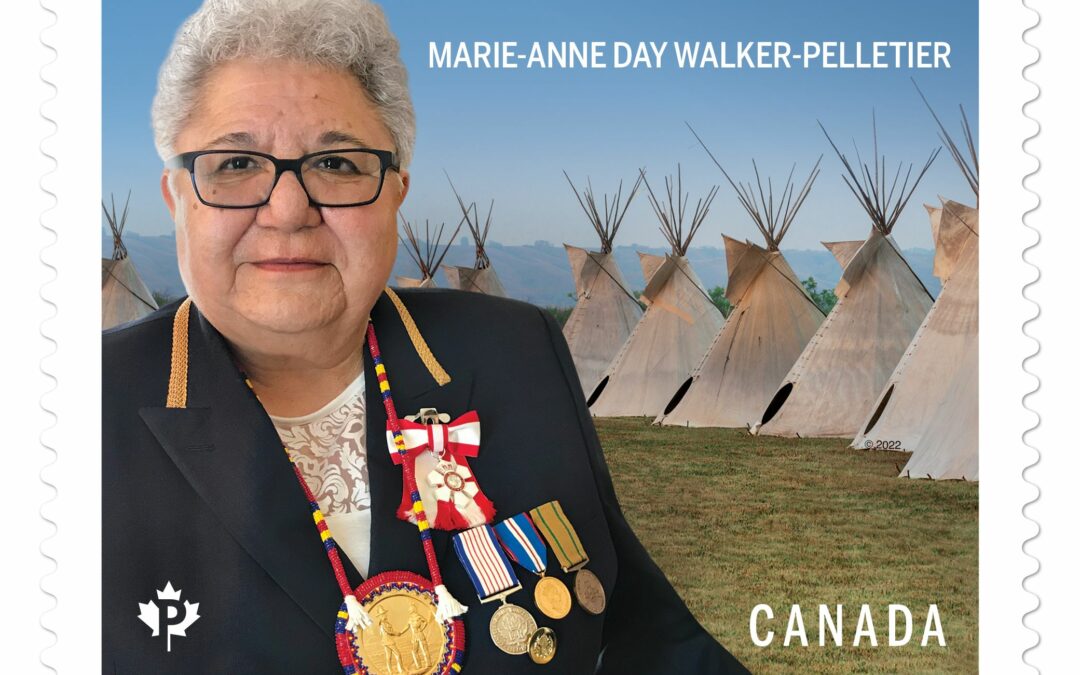 Canada Post unveils Chief Marie Anne Day Walker-Pelleter stamp