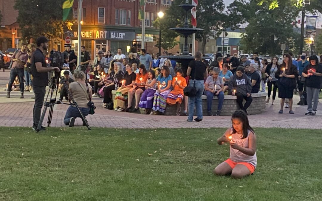 Public gather for candlelight vigils to honour those lost at James Smith Cree Nation; chief thankful for support