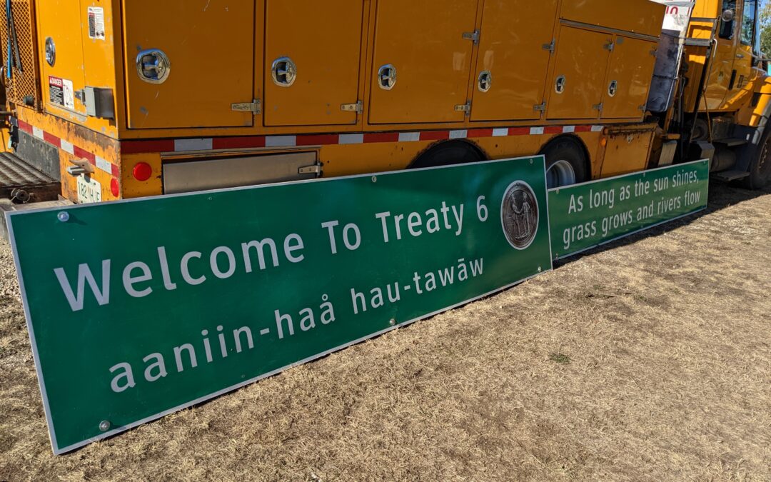 Province unveils Treaty Signs along Highway 11